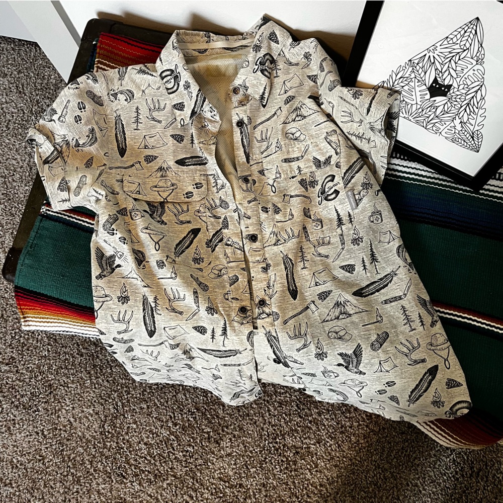 Columbia Sam Larson hiking shirt women’s